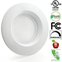 5" / 6" LED Recessed Light Fixture 90 CRI Dimmable UL-Listed CEC JA8 Title 24