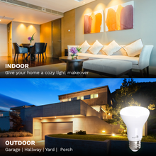 Bioluz LED BR20 LED Bulbs 50 Watt Replacement 90 CRI CEC Title 20 UL Listed Indoor Outdoor Dimmable LED Lamp