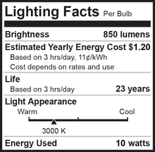 10 Pack PAR30 LED Bulb 90 CRI 100 Watt Replacement Title 20 UL Listed 850 Lumen Dimmable Indoor Outdoor Spot Light Bulbs