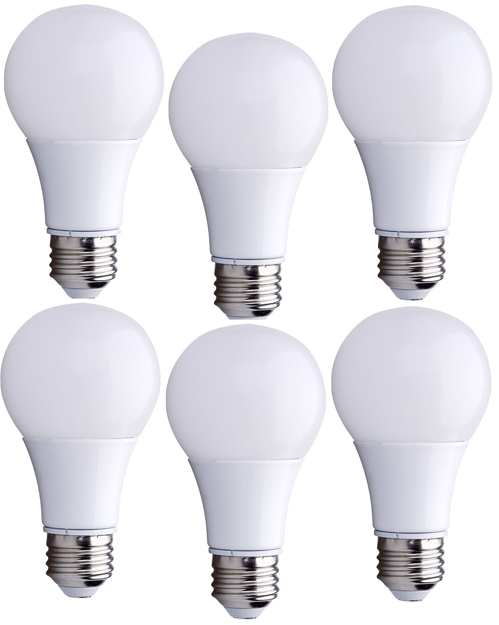 Bioluz LED A19 40 Watt LED Light Bulbs Non Dimmable 12 Pack / 3000K Soft White