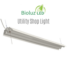 LED Utility Shop Display Light Fixture 5000K Bright White with Pull Chain
