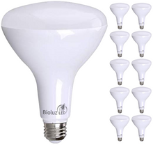 Bioluz LED BR40 LED Bulbs 90 CRI 100W and 120W Replacement Dimmable Flood Light Bulbs 90 CRI + Outdoor / Indoor CEC Title 20 UL Listed Title 20 Certified