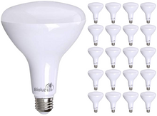 Bioluz LED BR40 LED Bulbs 90 CRI 100W and 120W Replacement Dimmable Flood Light Bulbs 90 CRI + Outdoor / Indoor CEC Title 20 UL Listed Title 20 Certified