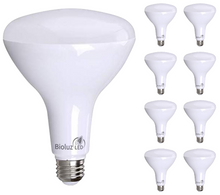 Bioluz LED BR40 LED Bulbs 90 CRI 100W and 120W Replacement Dimmable Flood Light Bulbs 90 CRI + Outdoor / Indoor CEC Title 20 UL Listed Title 20 Certified