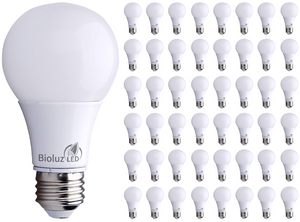 lever Leonardoda hotel 48 Pack Bioluz LED 60 Watt LED Light Bulbs Non Dimmable