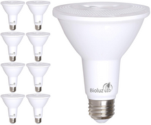 PAR38 LED Bulb 120W Replacement Indoor / Outdoor Dimmable Spot Light Bulb by Bioluz LED, 3000K Soft White, E26, 40 Degree Beam Angle, UL Listed